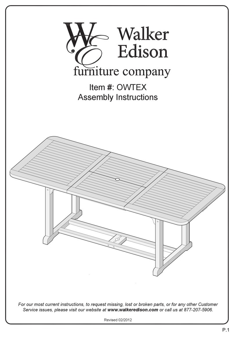 Walker Edison OWTEX User manual