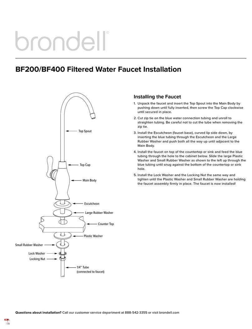 brondell BF200 Installation
