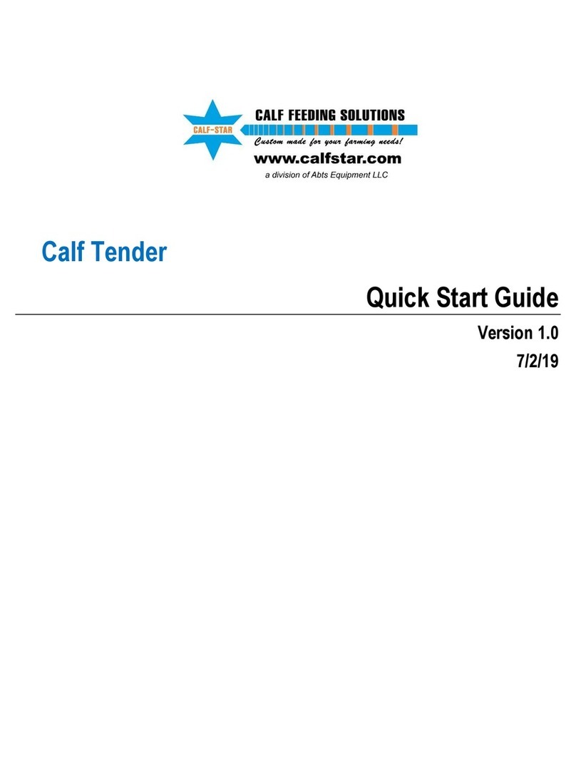 CALF-STAR Calf Tender quick start guide