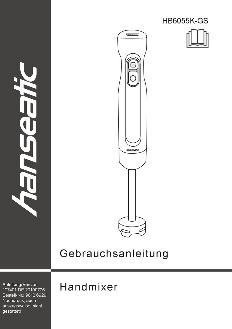 Hanseatic HB6055K-GS User manual