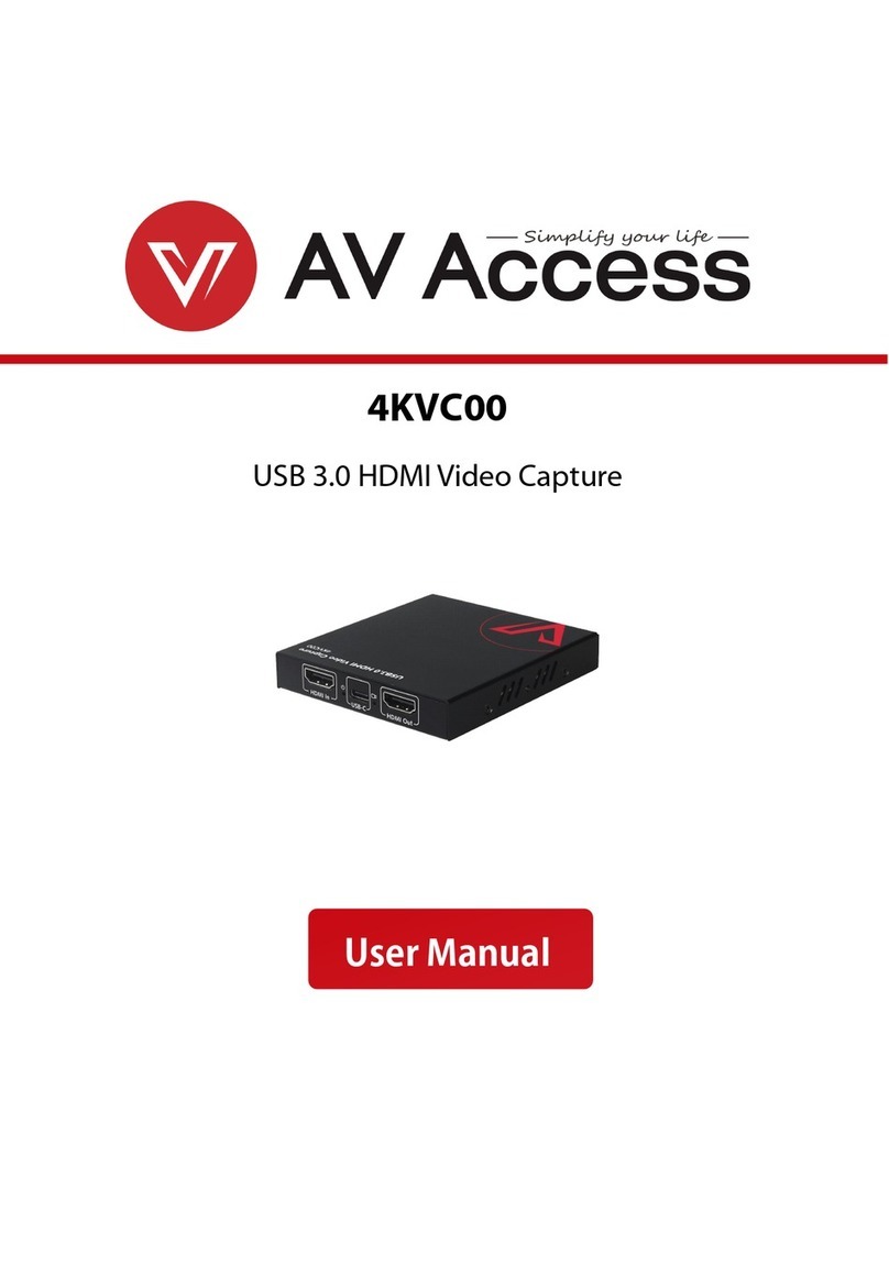 AV Access 4KVC00 user manual