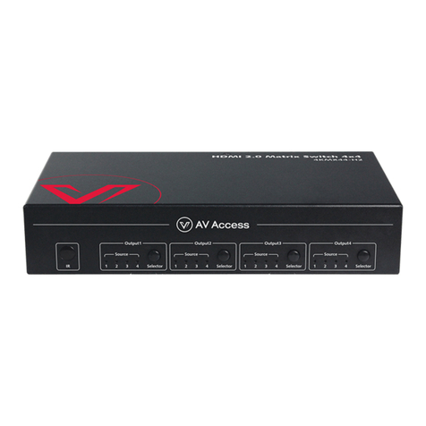 AV Access 4KMX44-H2 user manual