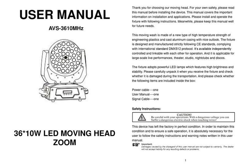 AVS AVS-3610MHz user manual