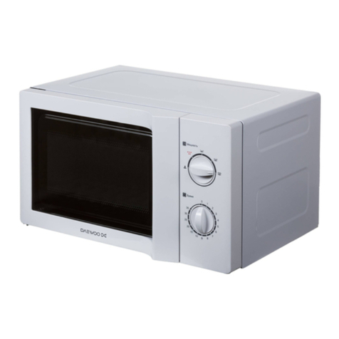 DAEWOO ELECTRONICS KOR-6L653A Assembly Instructions