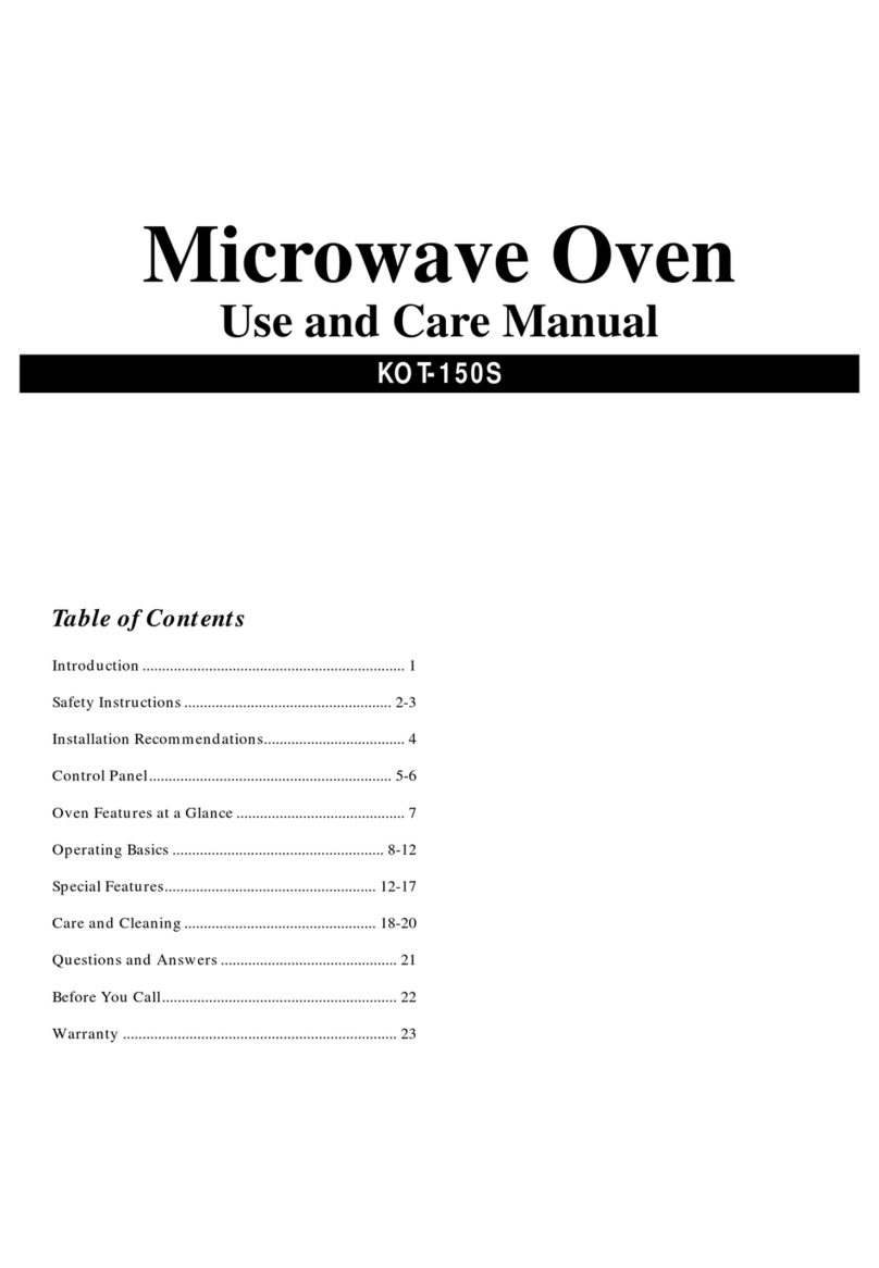 Daewoo KOT-150S User manual