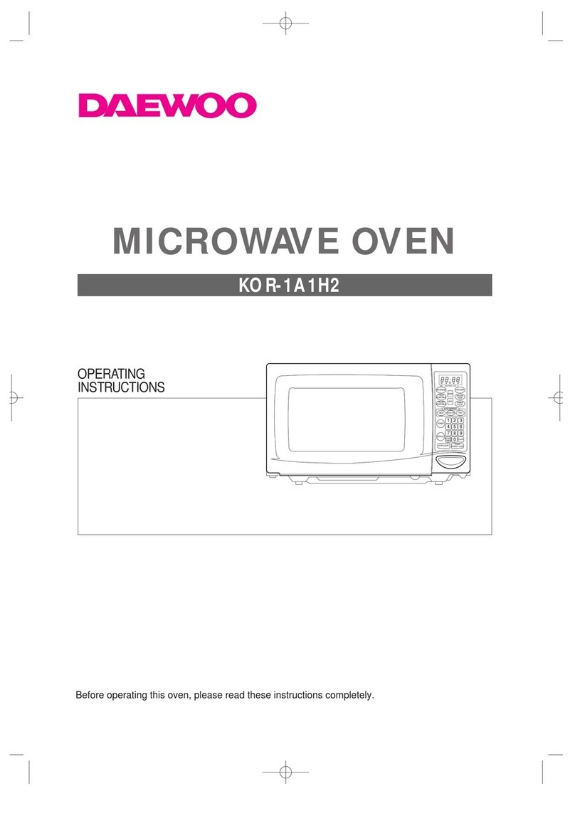 Daewoo KOR-1A1H2 User manual