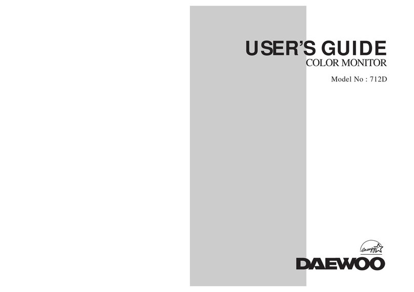 Daewoo 712D User manual