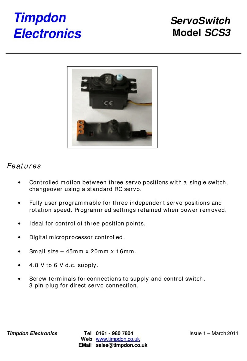 Timpdon Electronics SCS3 User manual