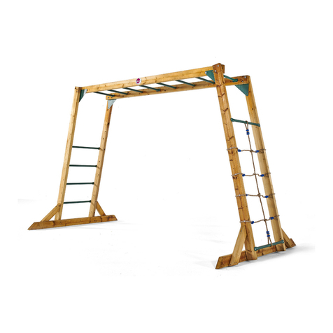 Plum Wooden Monkey Bars 27695 User manual