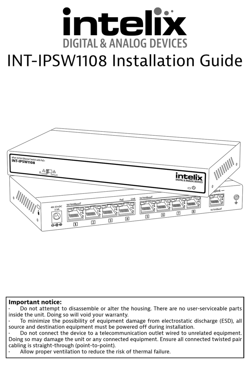 Intelix INT-IPSW1108 installation guide