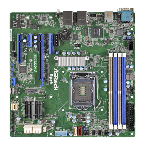ASROCK E3C232D4U Quick installation guide