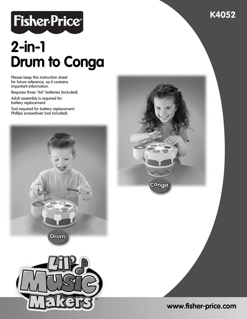 Fisher-Price Lil MUSIC Makers 2-in-1 Drum to Conga manual Fisher-Price Lil MUSIC Makers 2-in-1 Drum to Conga manual