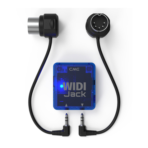 C-me WIDI JACK User manual