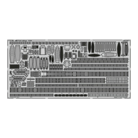 Eduard HMS York railings User manual Eduard HMS York railings User manual