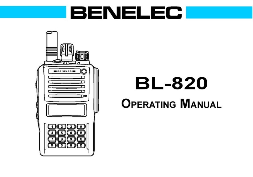 Benelec BL-820 User manual
