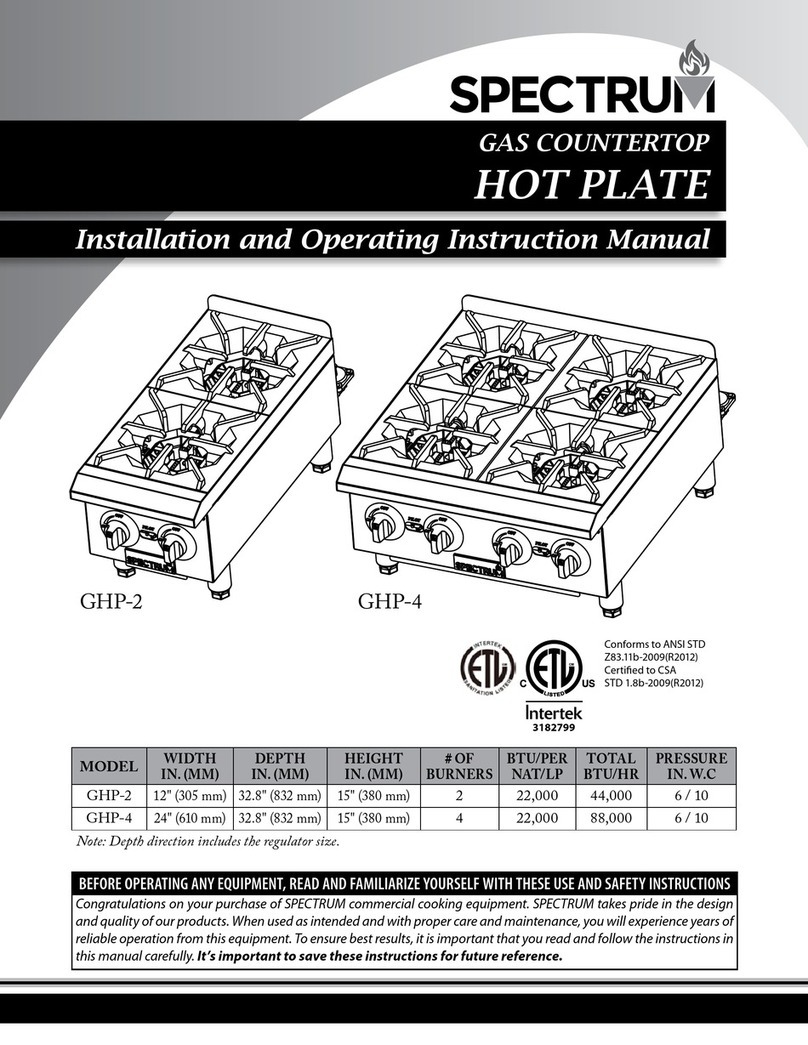 Spectrum GHP-2 Installation and operating instruction manual Spectrum GHP-2 Installation and operating instruction manual