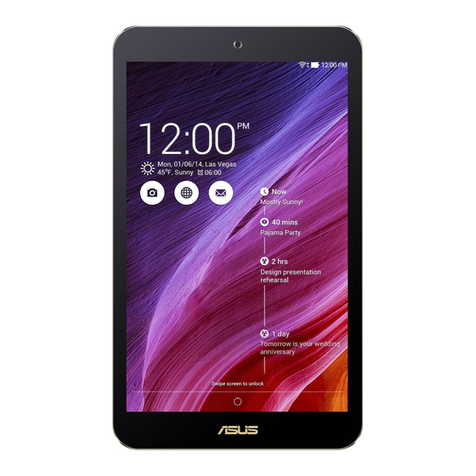 Asus MEMO PAD K011 User manual Asus MEMO PAD K011 User manual