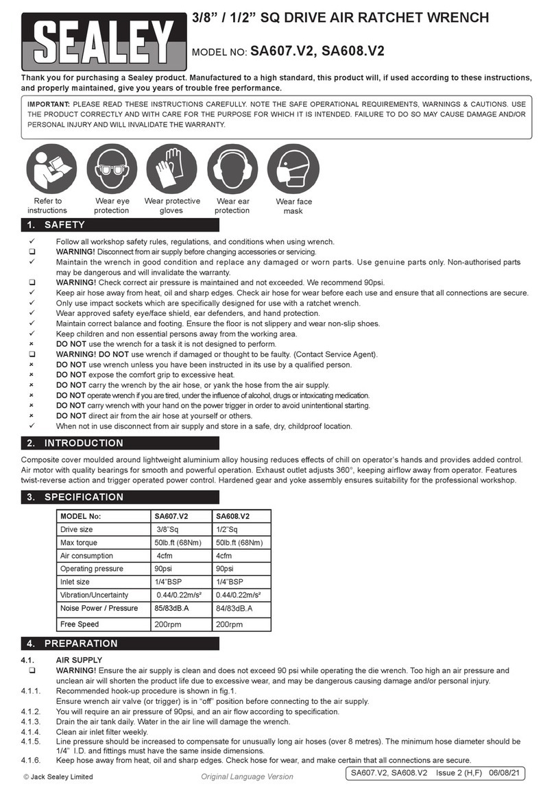 Sealey SA607.V2 User manual