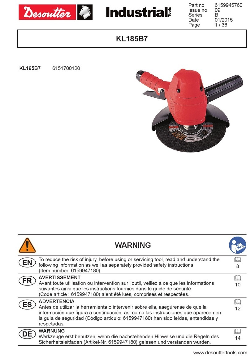 Desoutter KL185B7 User manual