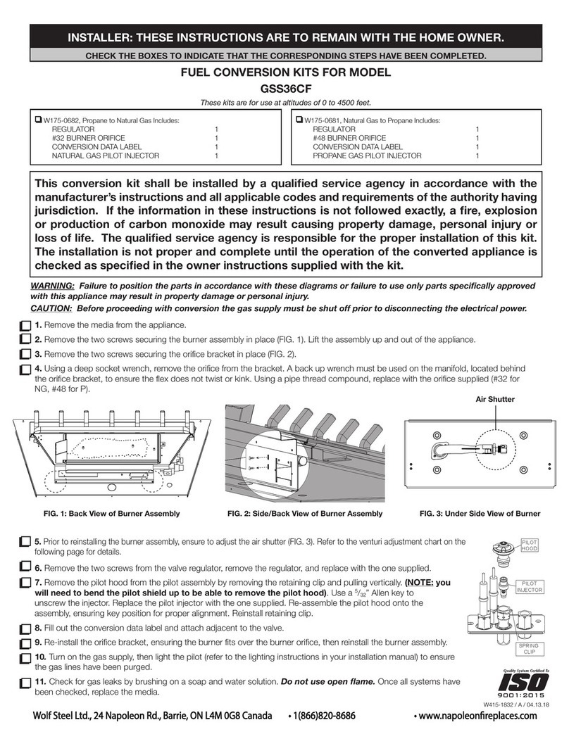 Napoleon W175-0681 instructions