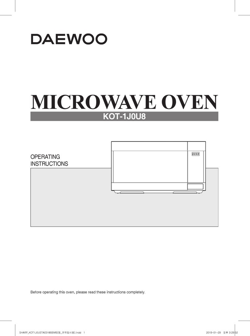 Daewoo KOT-1J0U8 User manual