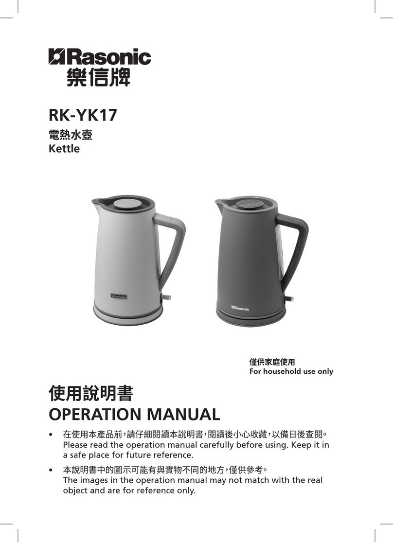 Rasonic RK-YK17 Operation manual