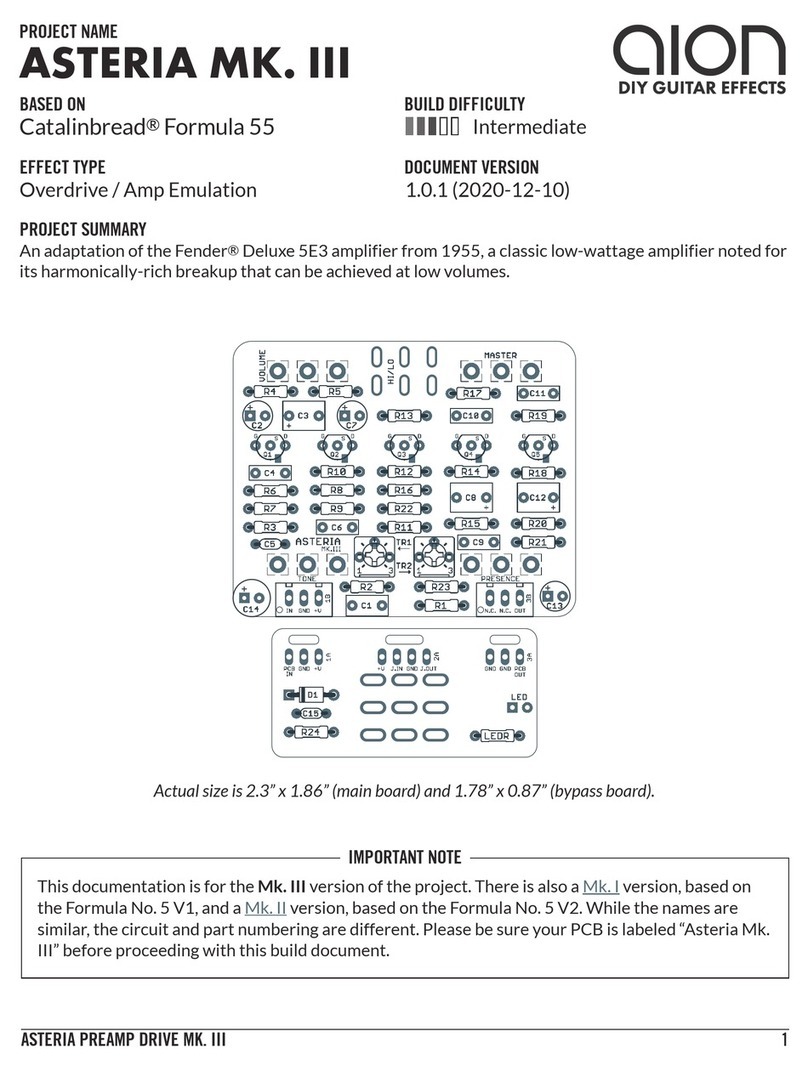 Aion Electronics ASTERIA MK. III manual