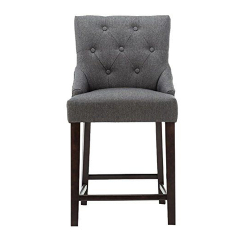 Boraam Gillian Counter Stool 84824 manual