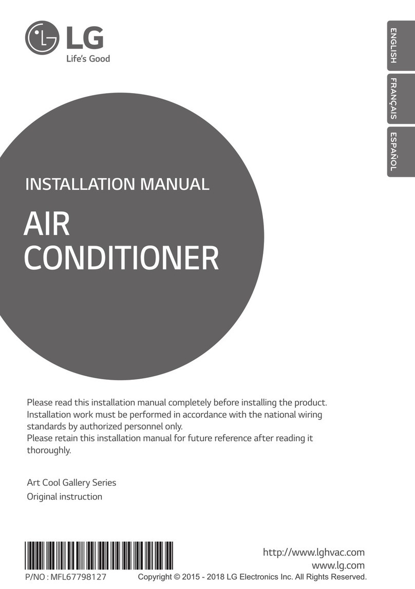 LG Multi V Art Cool ARNU123SFA4 User manual