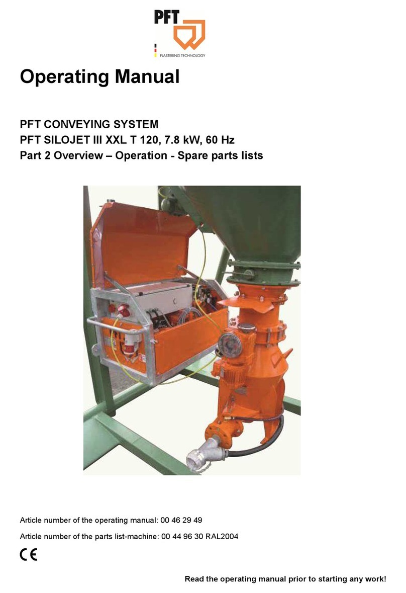 Knauf PFT SILOJET III XXL T 120 operating manual