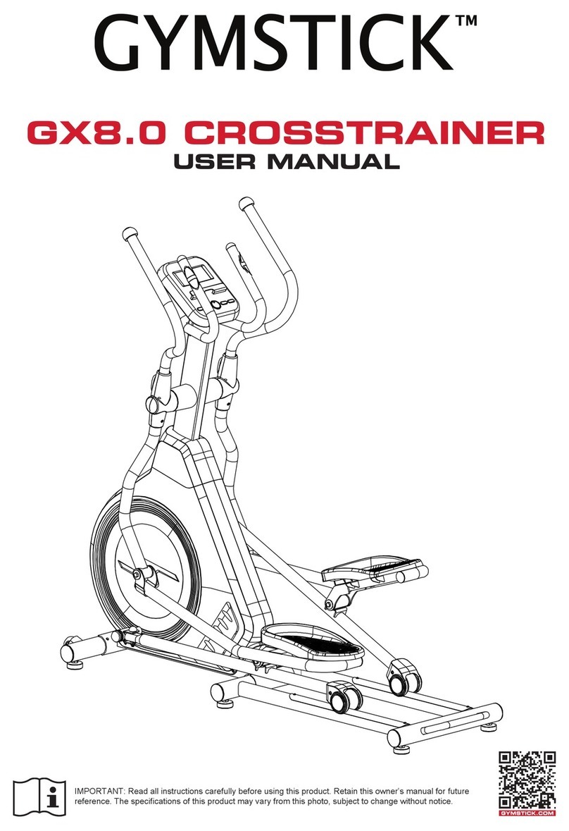 Gymstick GX8.0 User manual