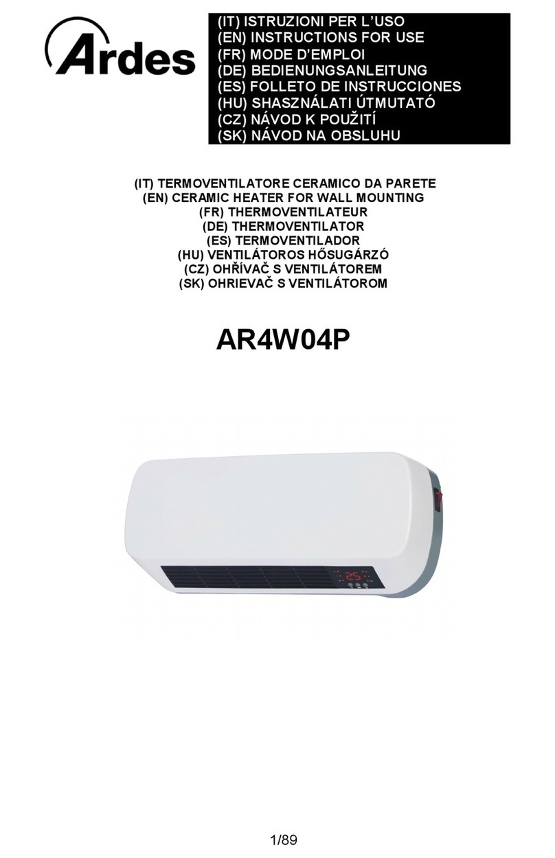 ARDES AR4W04P Instructions for use