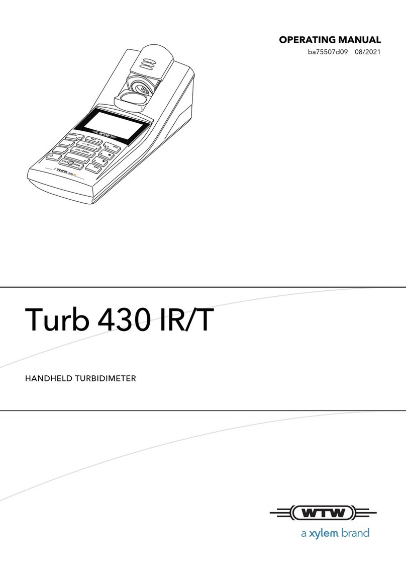 Xylem WTW Turb 430 IR/T operating manual