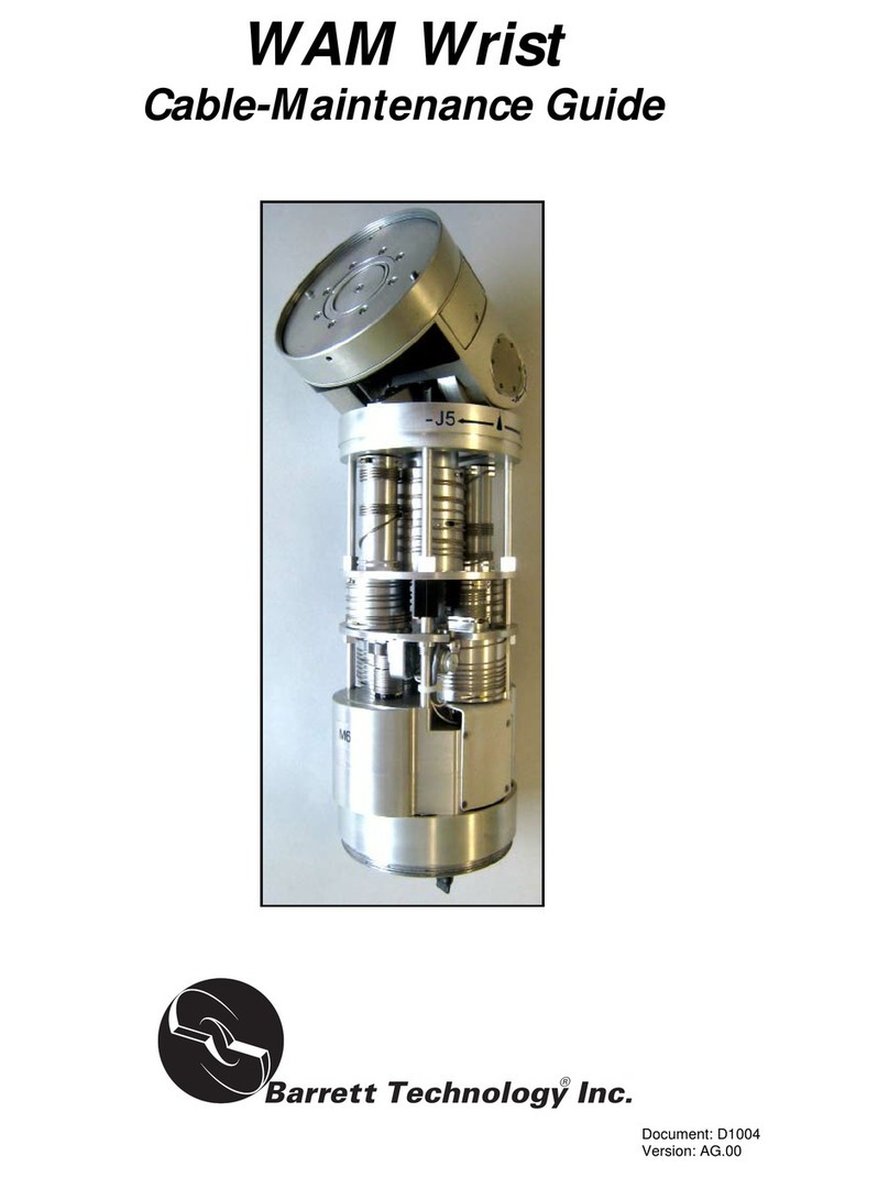 Barrett WAM Wrist Maintenance Guide