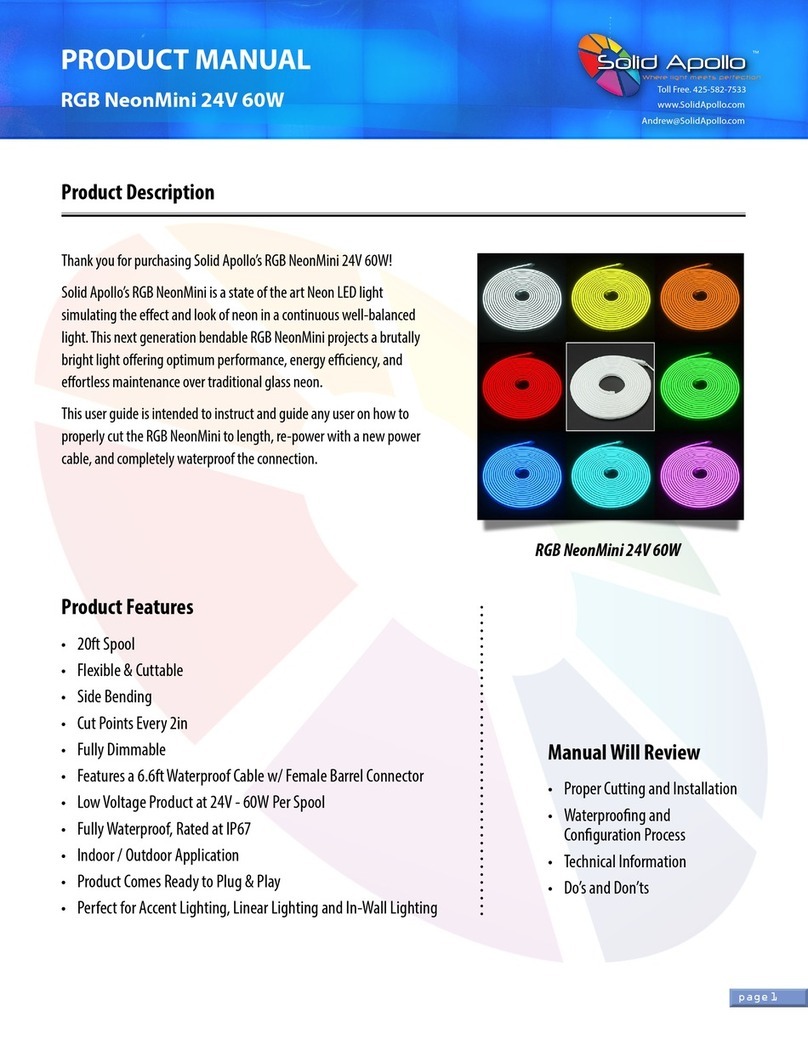 Solid Apollo RGB NeonMini product manual