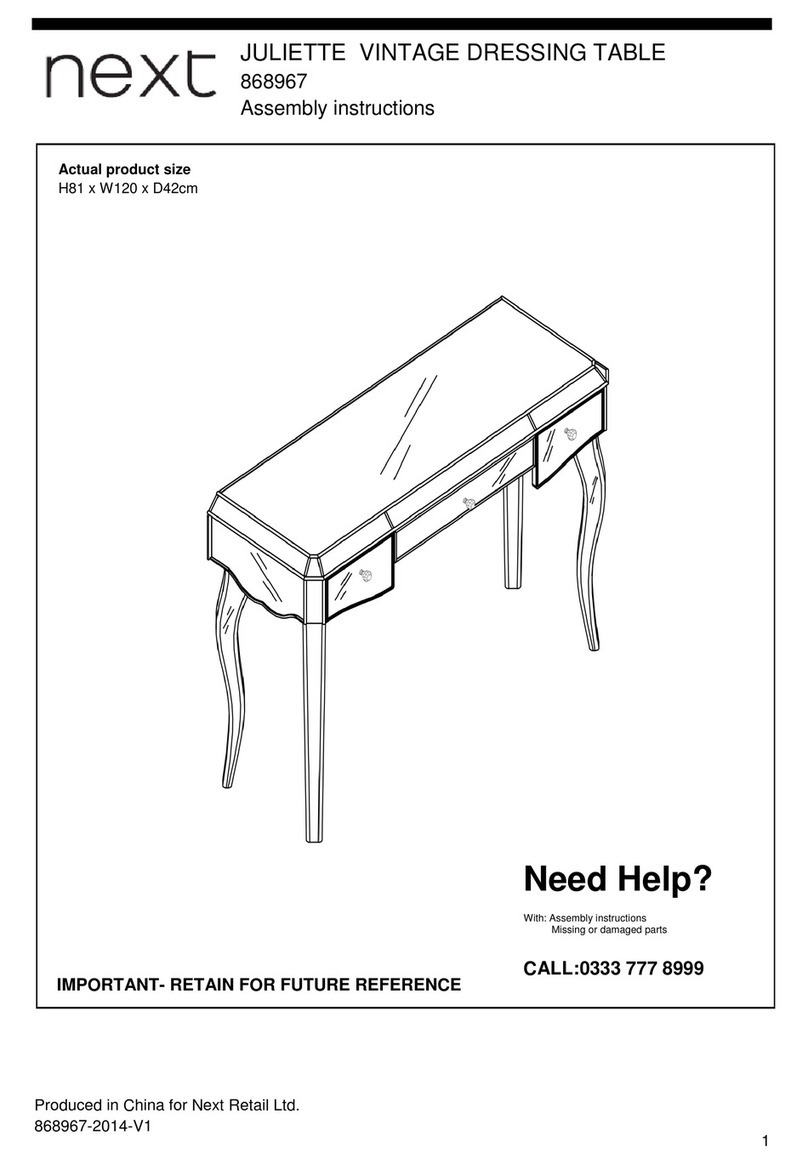 Next JULIETTE 868967 User manual Next JULIETTE 868967 User manual