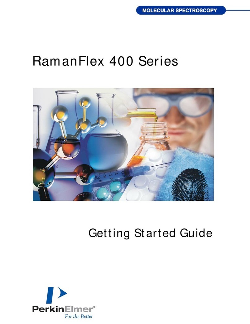 PerkinElmer RamanFlex 400 Series Getting started guide PerkinElmer RamanFlex 400 Series Getting started guide