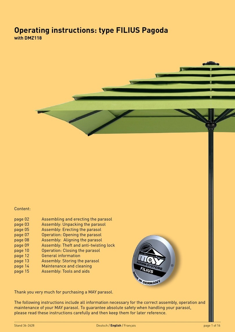 MAY FILIUS Pagoda User manual
