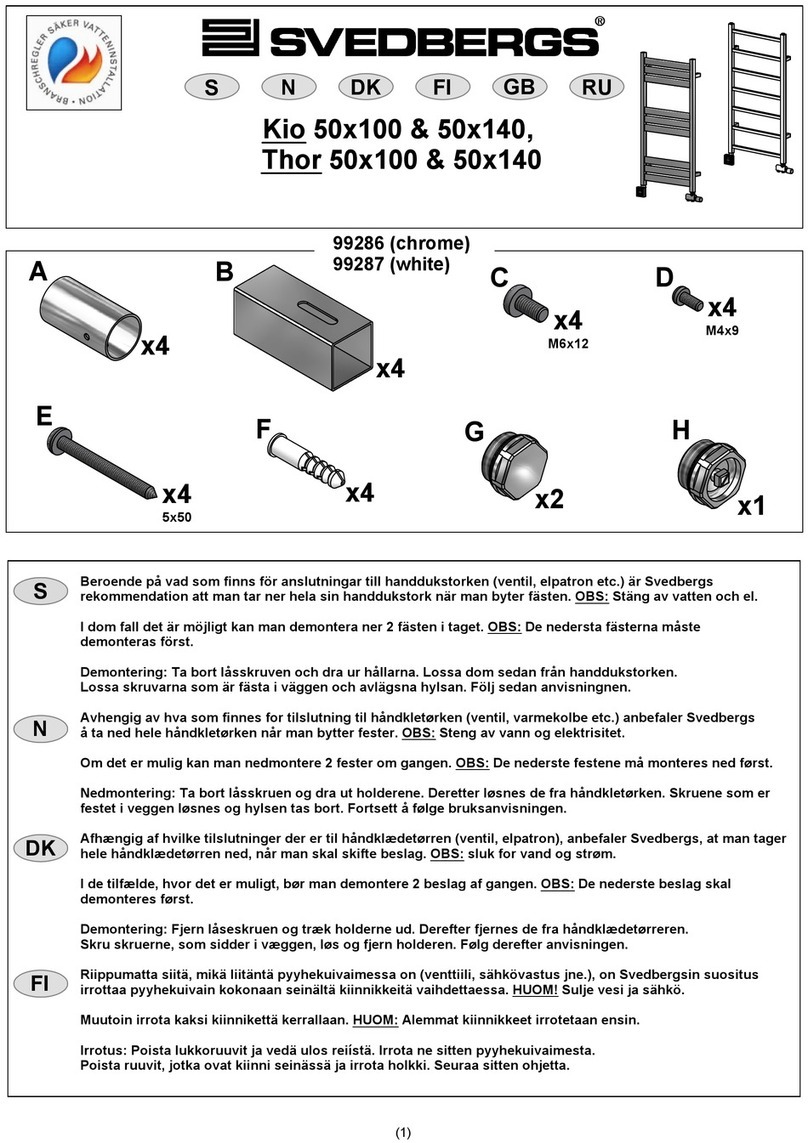 Svedbergs 99286 User manual