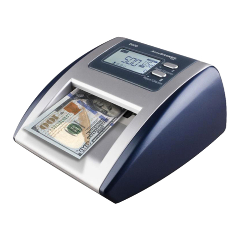 AccuBANKER D500 User manual