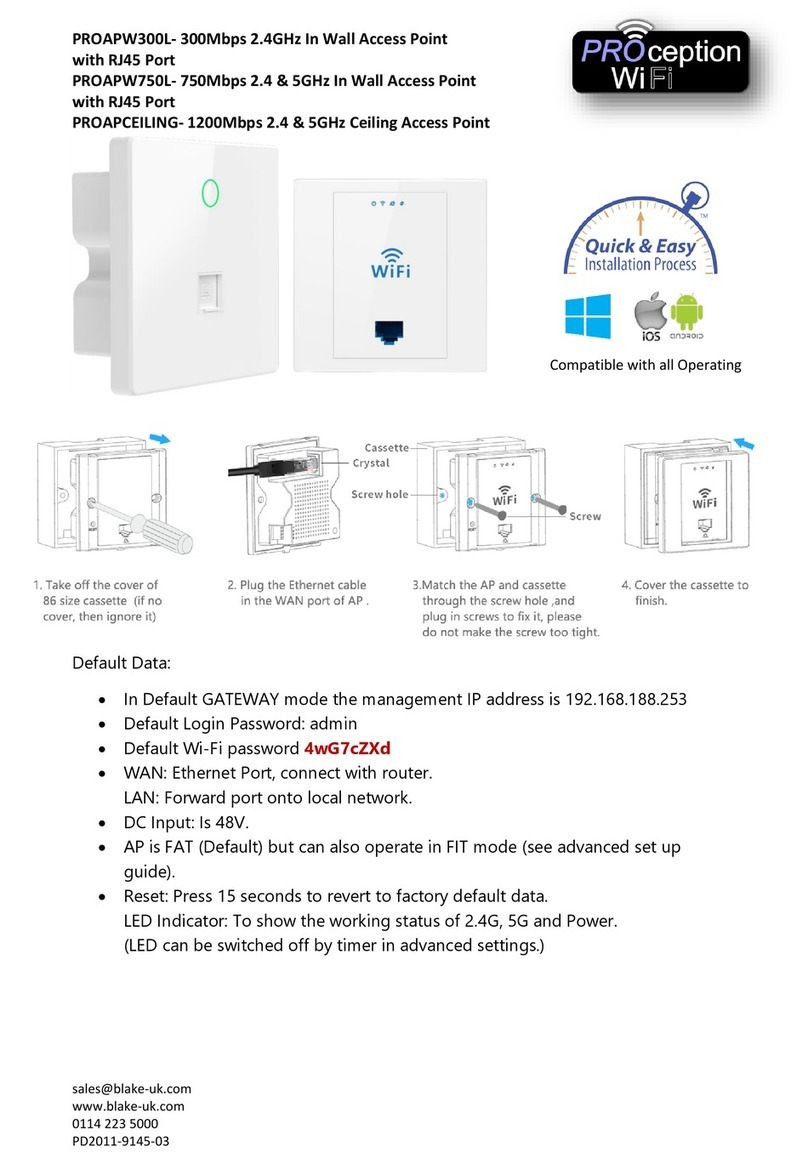 PROception PROAPW300L User manual