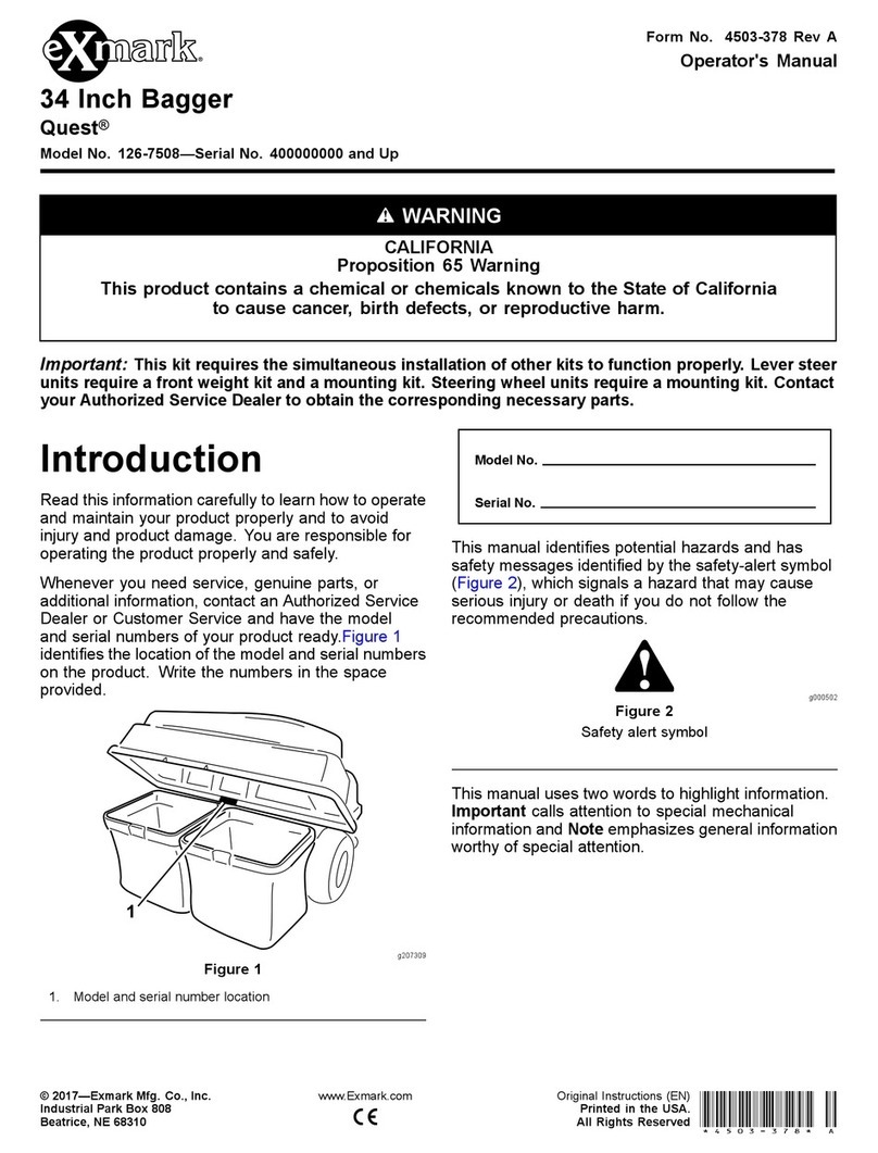 Exmark Quest 126-7508 User manual
