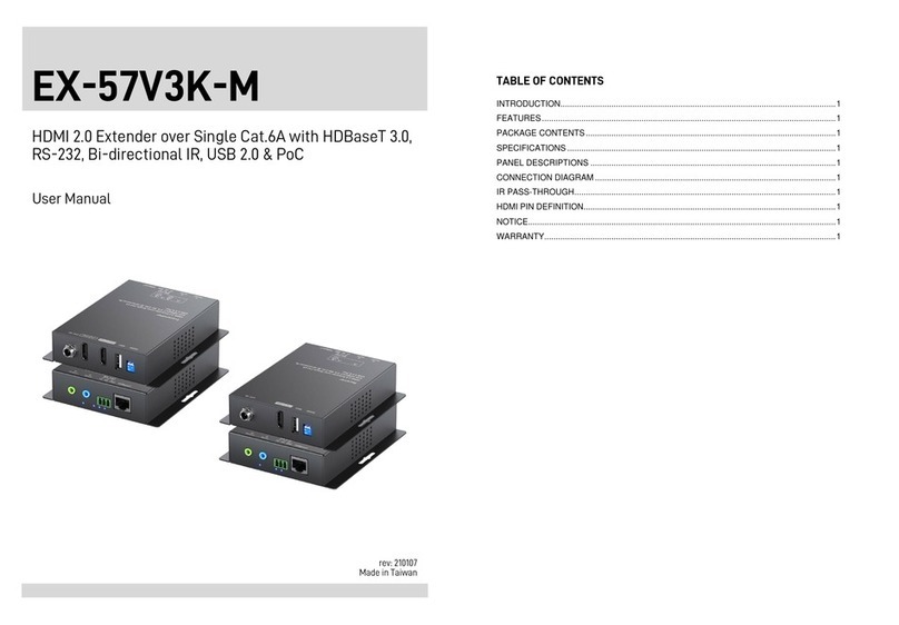 Gomax EX-57V3K-M User manual