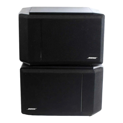 Bose 301 Series User manual Bose 301 Series User manual