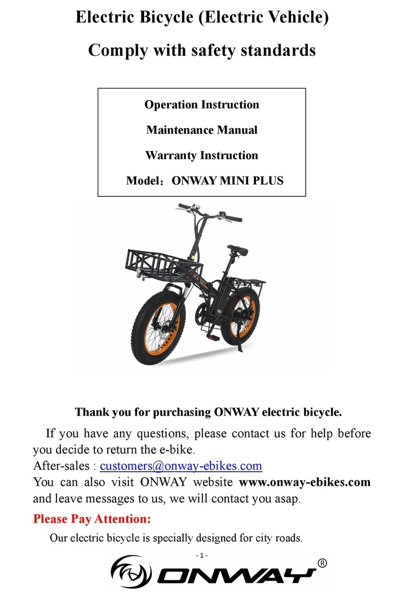 Onway MINI PLUS Instructions for use