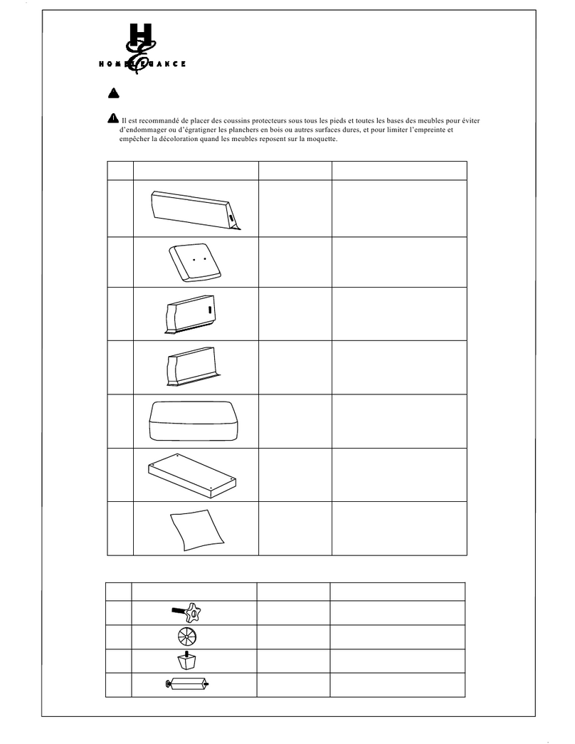 Homelegance 9899GY/SN-3 Assembly instructions Homelegance 9899GY/SN-3 Assembly instructions