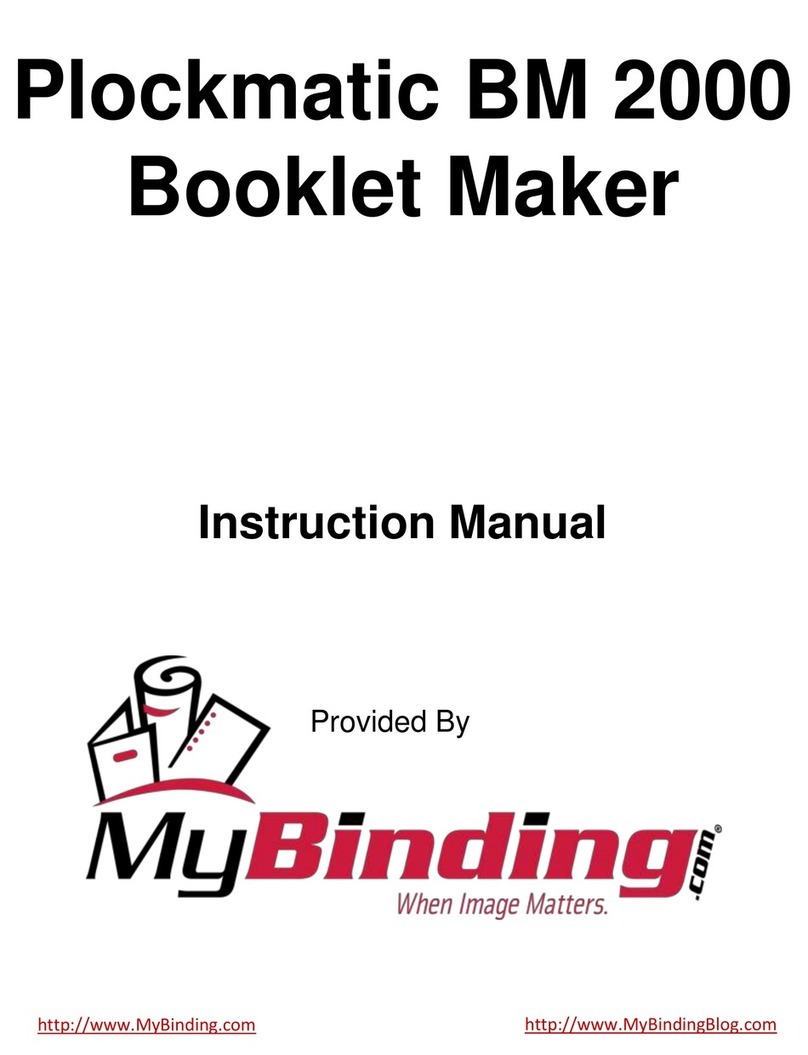 Plockmatic Bm 2000 User manual