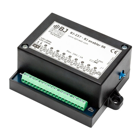 BJ Live Enabler 9R User manual