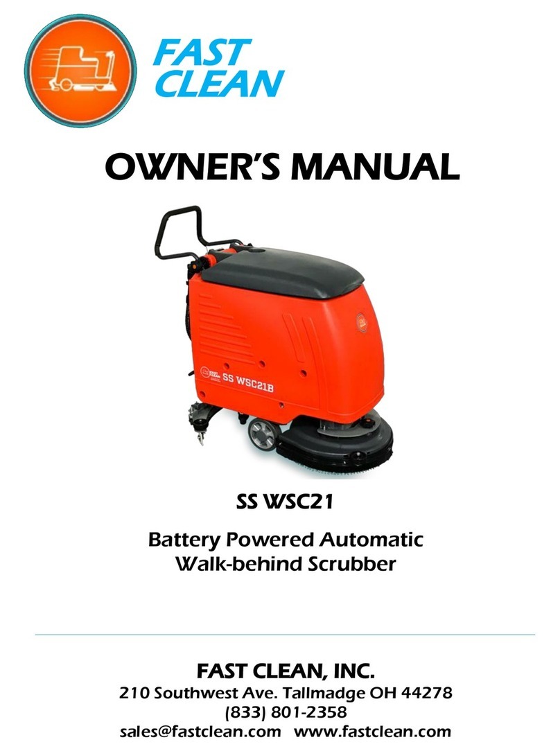 FAST CLEAN SS WSC21 owner's manual