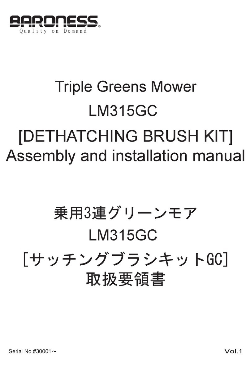 Kyoeisha Baroness LM315GC Assembly and installation manual